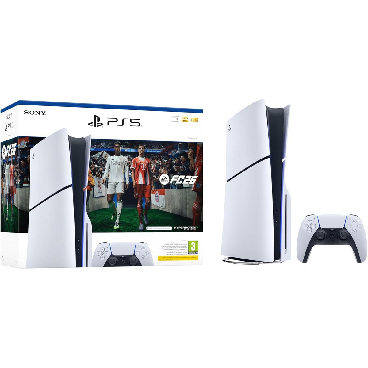 New Sony PlayStation 5 Slim Disc Console - 1TB w/ EA Sports FC 26 Bundle Sony PlayStation 5 Copy