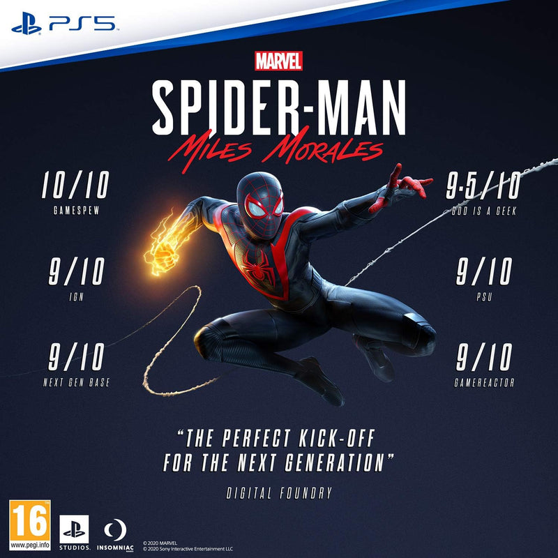 Spider-Man Miles Morales Sony PlayStation 5