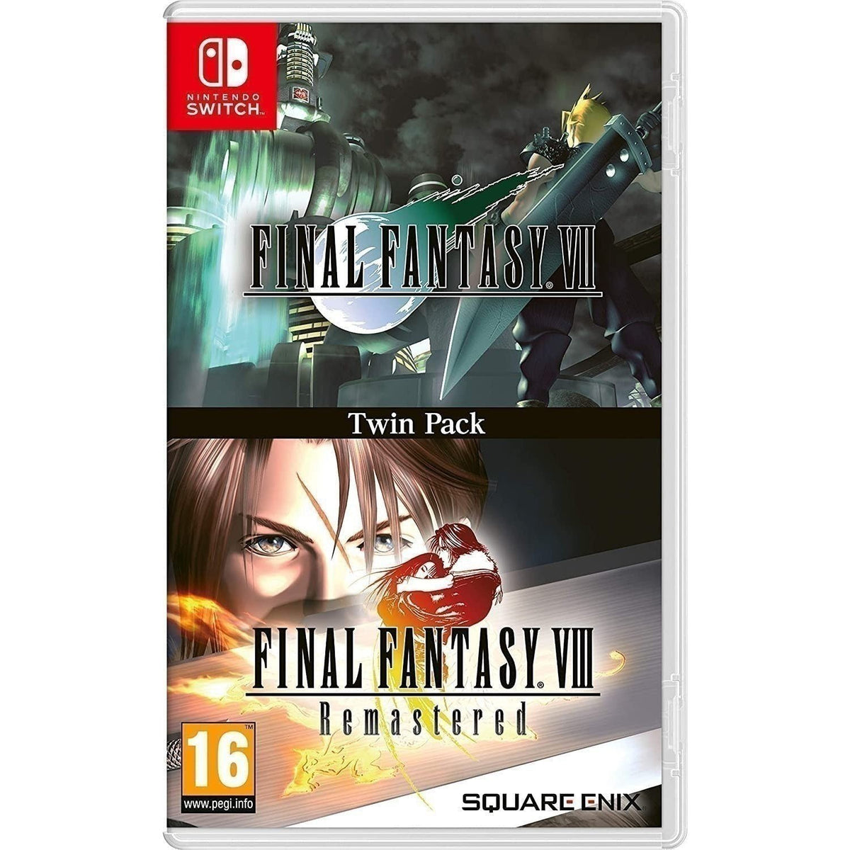 Final Fantasy VII & VIII Remastered 2 Game Twin Pack Nintendo Switch