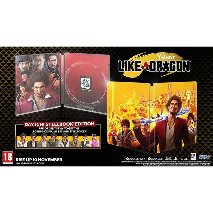 Yakuza Like A Dragon Day Ichi Steelbook Edition Import Xbox Series X & Xbox One