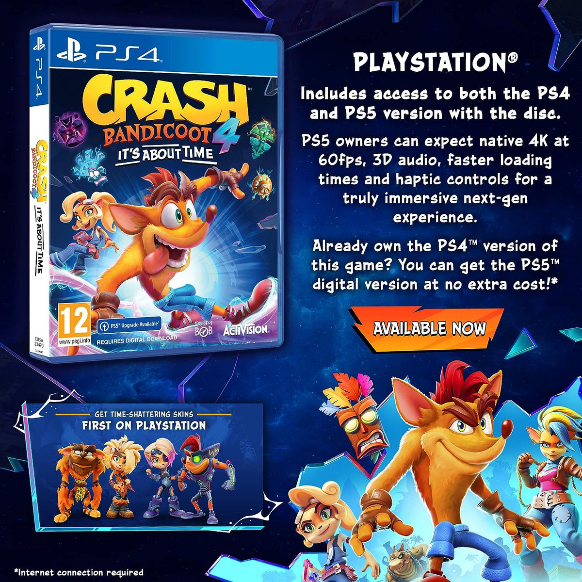 Crash Bandicoot 4: It's About Time Sony PlayStation 4