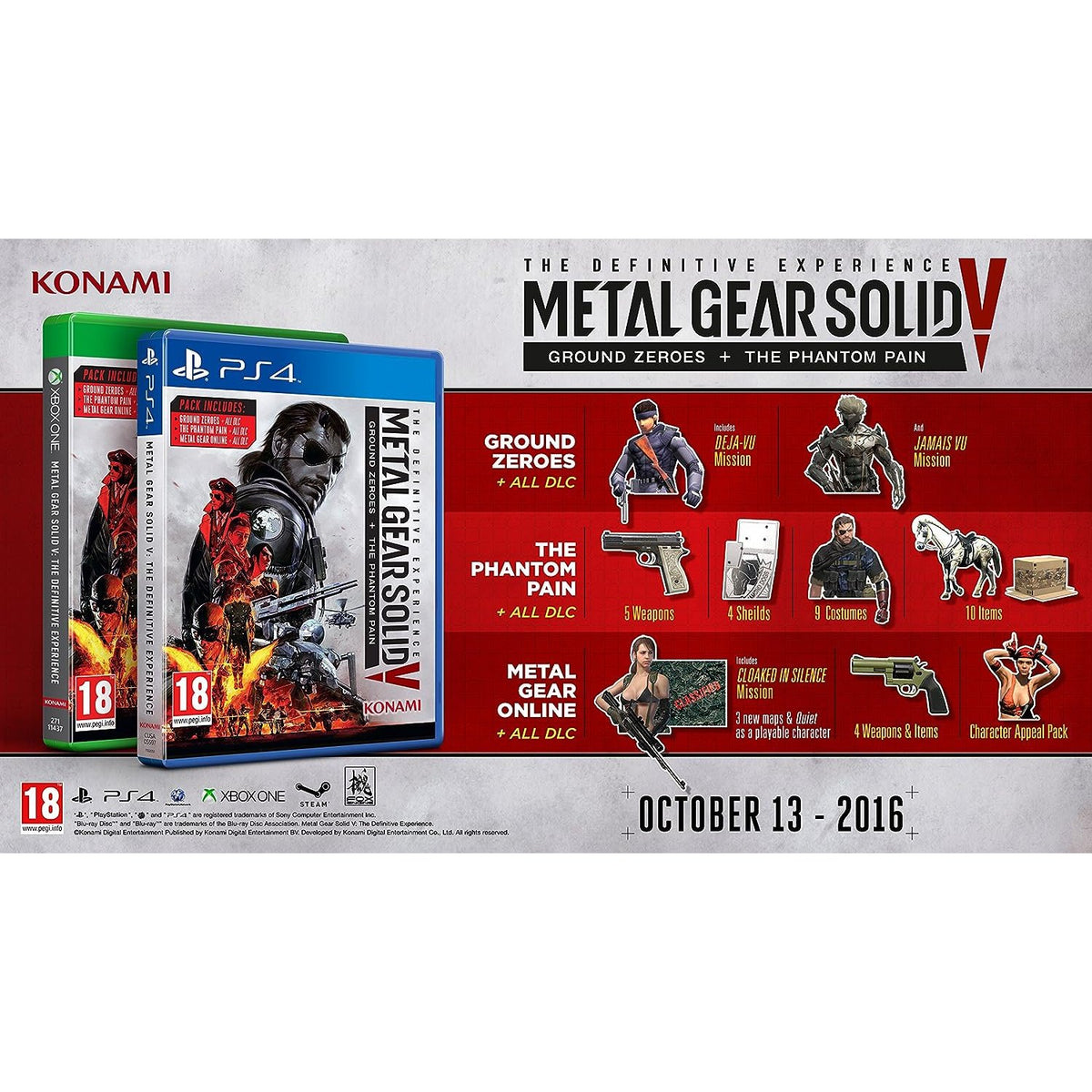 metal gear solid definitive experience ps4 Metal Gear Solid V: The Definitive Experience (Sony PlayStation 4) – GameKings