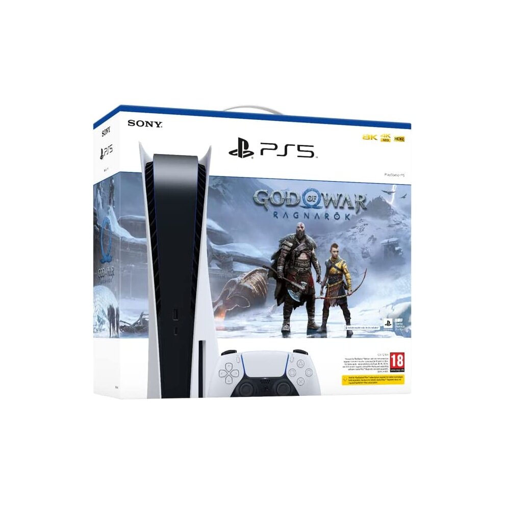 Sony Playstation 5 Disc Console w/ God of War Ragnarok Sony PlayStation 5