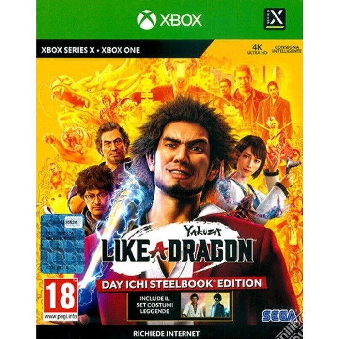Yakuza Like A Dragon Day Ichi Steelbook Edition Import Xbox Series X & Xbox One