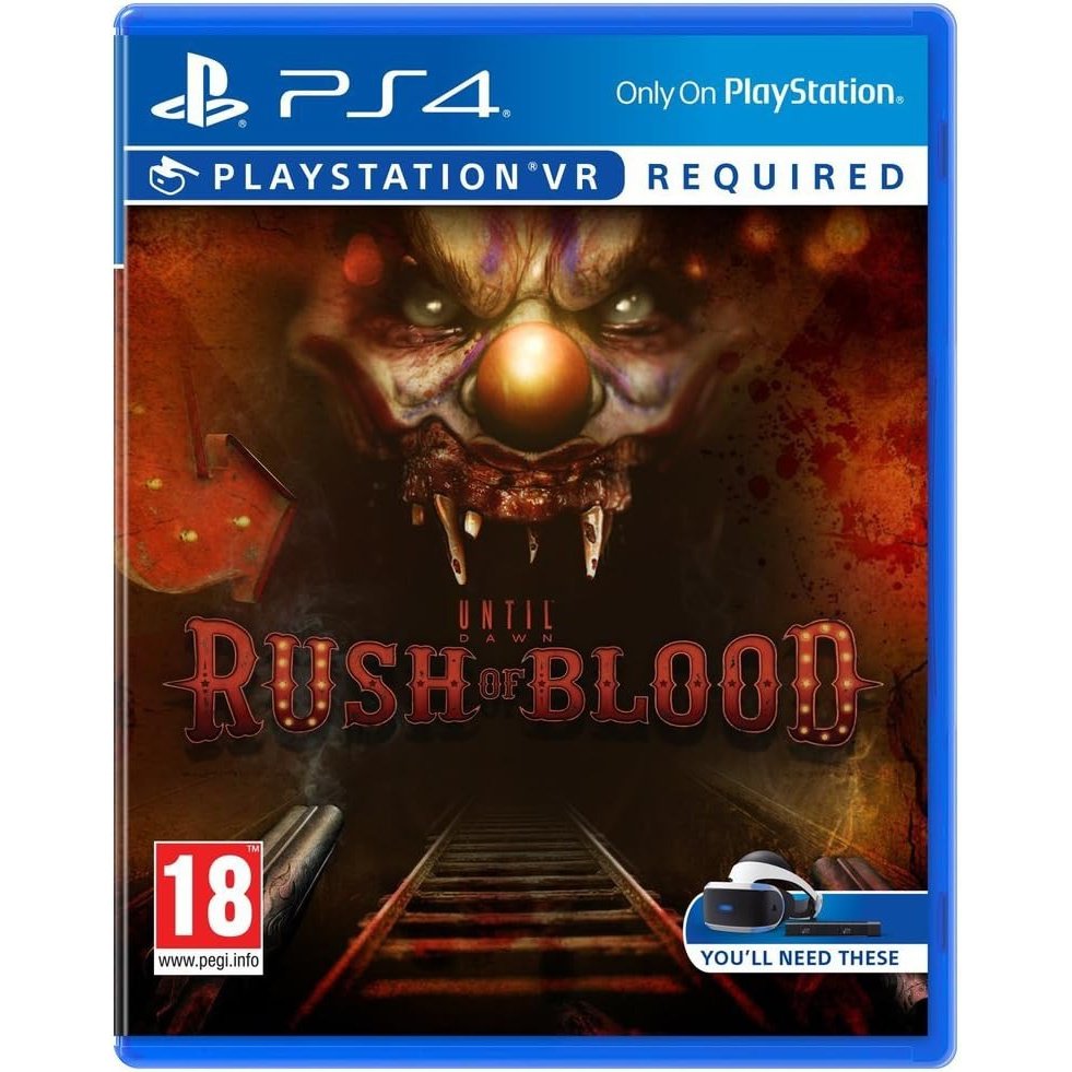Until Dawn: Rush Of Blood Playstation VR Sony PlayStation 4